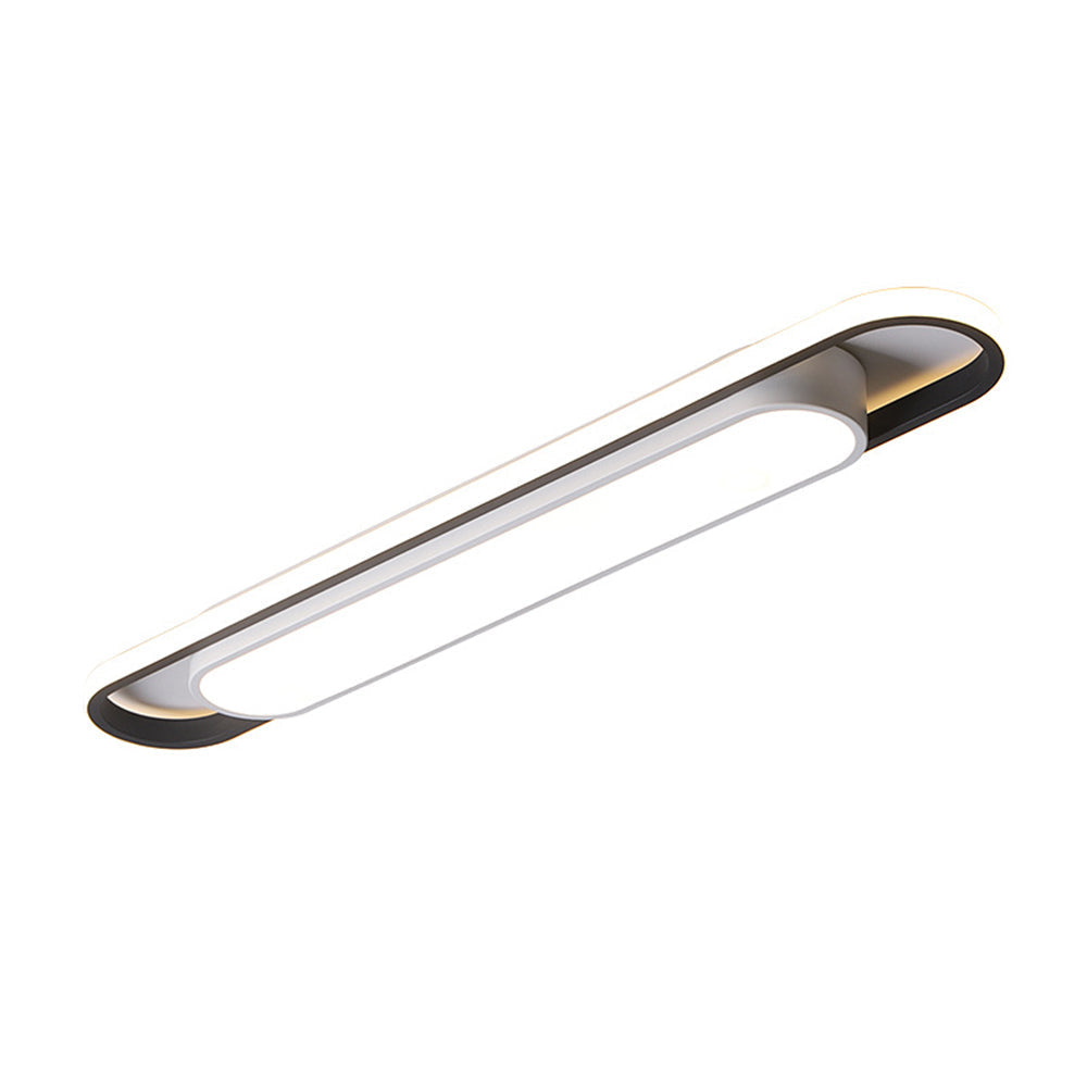 StrahlKorridor: Minimalistic LED Ceiling Light Long – Energy-Efficient & Stylish for Hallway & Dining Room