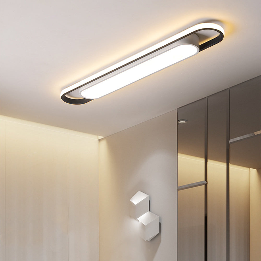 StrahlKorridor: Minimalistic LED Ceiling Light Long – Energy-Efficient & Stylish for Hallway & Dining Room