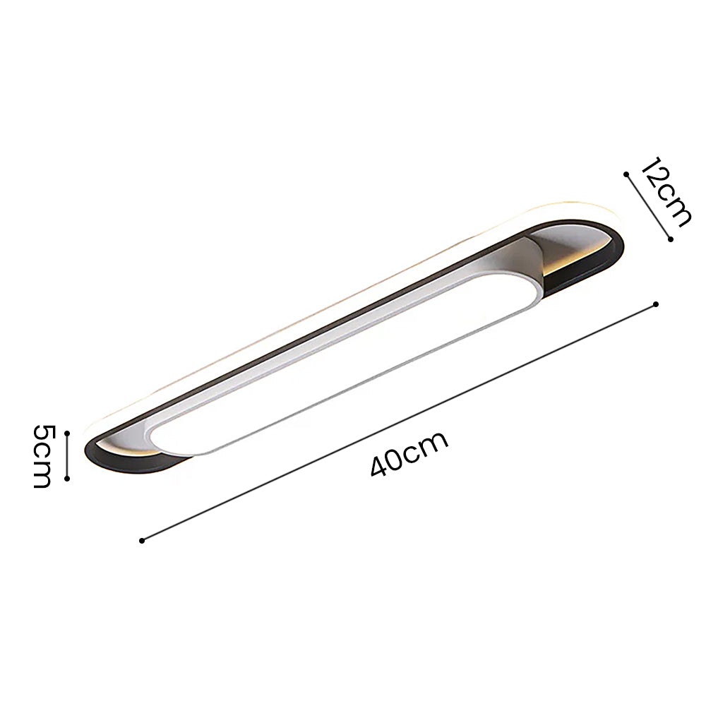 StrahlKorridor: Minimalistic LED Ceiling Light Long – Energy-Efficient & Stylish for Hallway & Dining Room