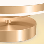 StrahlMetall: Modern Gold LED Ceiling Light – Decorative & Durable for Hallway, Dining Room & Living Room