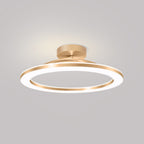 StrahlMetall: Modern Gold LED Ceiling Light – Decorative & Durable for Hallway, Dining Room & Living Room