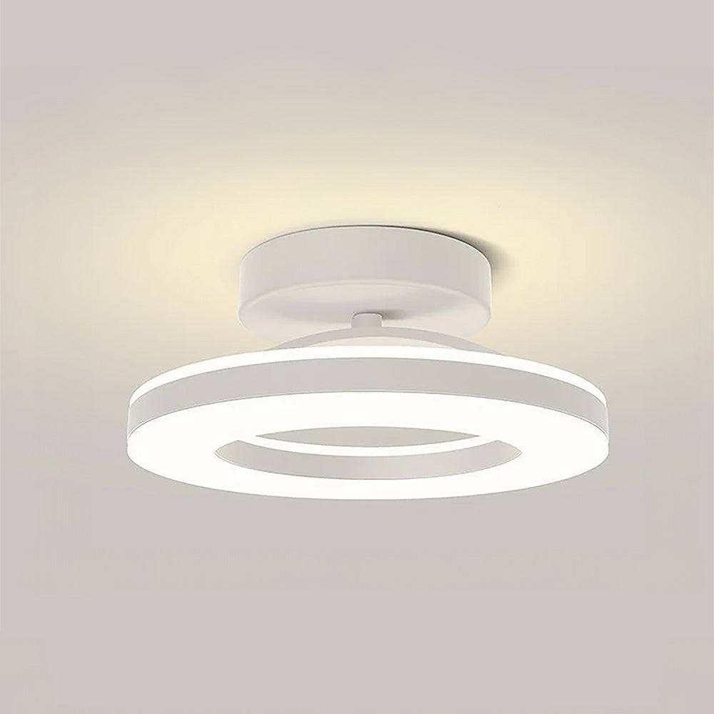 StrahlMetall: Modern Gold LED Ceiling Light – Decorative & Durable for Hallway, Dining Room & Living Room