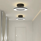 StrahlMetall: Modern Gold LED Ceiling Light – Decorative & Durable for Hallway, Dining Room & Living Room
