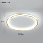 StrahlNacht: Modern LED Ceiling Light Round Flat – Stylish & Cozy for Bedrooms & Living Areas