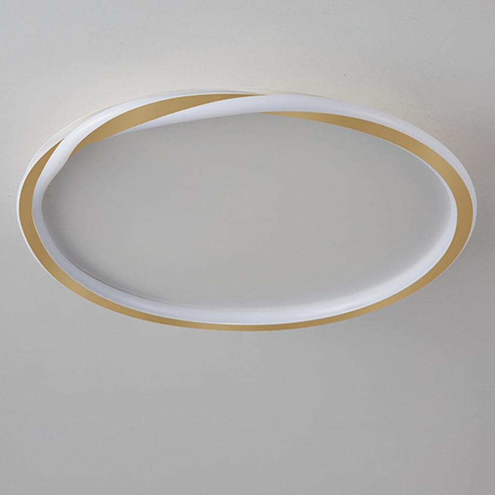 StrahlNacht: Modern LED Ceiling Light Round Flat – Stylish & Cozy for Bedrooms & Living Areas