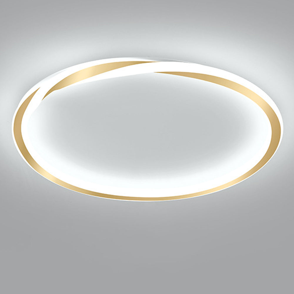 StrahlNacht: Modern LED Ceiling Light Round Flat – Stylish & Cozy for Bedrooms & Living Areas