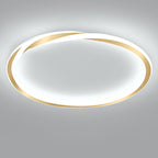 StrahlNacht: Modern LED Ceiling Light Round Flat – Stylish & Cozy for Bedrooms & Living Areas