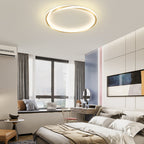 StrahlNacht: Modern LED Ceiling Light Round Flat – Stylish & Cozy for Bedrooms & Living Areas