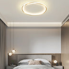 StrahlNacht: Modern LED Ceiling Light Round Flat – Stylish & Cozy for Bedrooms & Living Areas