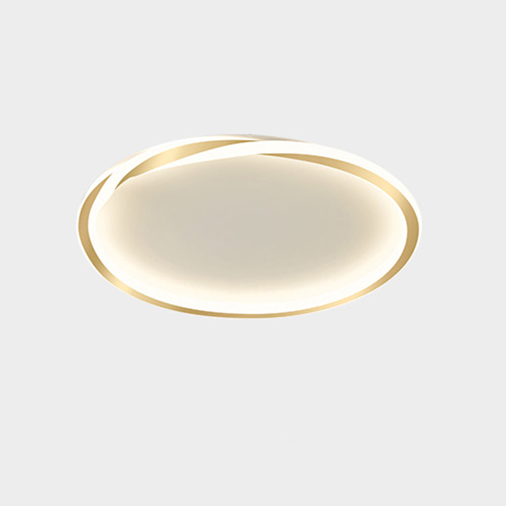 StrahlNacht: Modern LED Ceiling Light Round Flat – Stylish & Cozy for Bedrooms & Living Areas