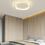 StrahlNacht: Modern LED Ceiling Light Round Flat – Stylish & Cozy for Bedrooms & Living Areas