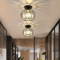 StrahlSatz: Modern Simple Glass Ceiling Light 2-Piece Set – Decorative & Energy Efficient for Hallways & Living Areas