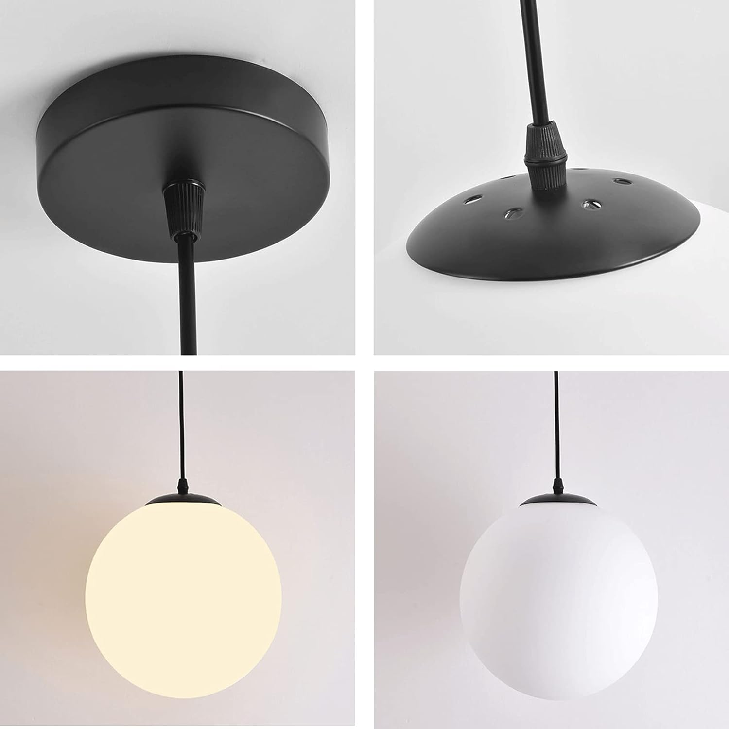 StrahlTafel: Modern Decorative & Energy-Efficient Glass Pendant Light for Dining Room & Kitchen