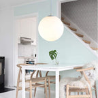 StrahlTafel: Modern Decorative & Energy-Efficient Glass Pendant Light for Dining Room & Kitchen