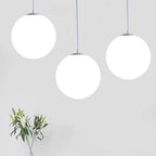StrahlTafel: Modern Decorative & Energy-Efficient Glass Pendant Light for Dining Room & Kitchen