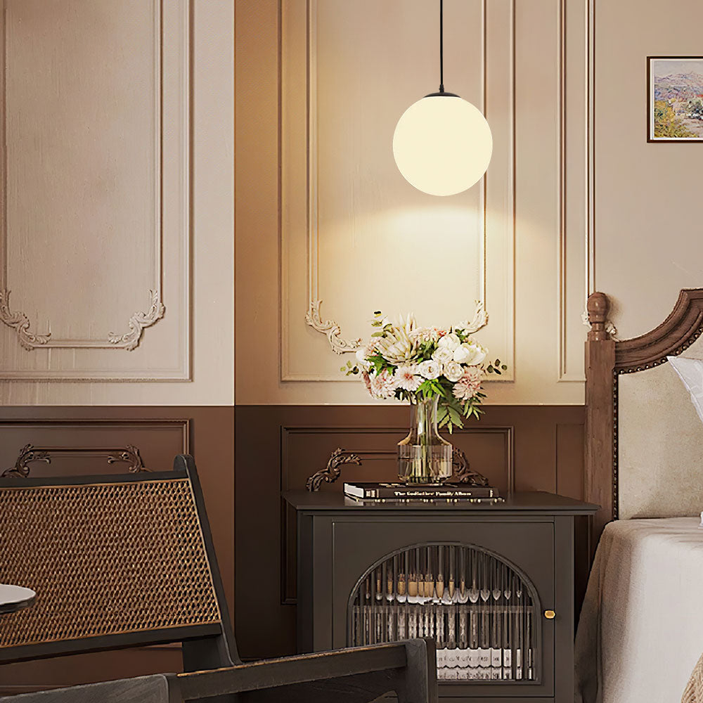 StrahlTafel: Modern Decorative & Energy-Efficient Glass Pendant Light for Dining Room & Kitchen