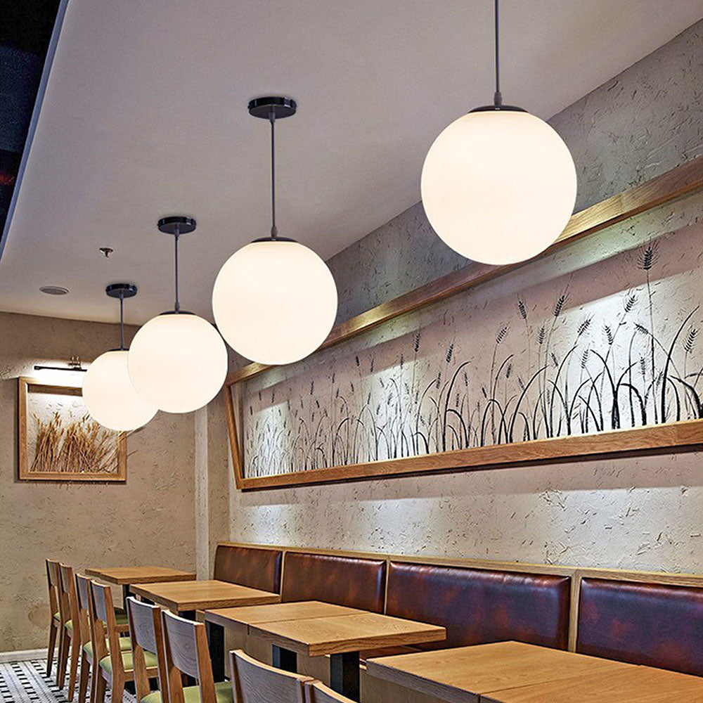 StrahlTafel: Modern Decorative & Energy-Efficient Glass Pendant Light for Dining Room & Kitchen