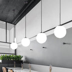 StrahlTafel: Modern Decorative & Energy-Efficient Glass Pendant Light for Dining Room & Kitchen