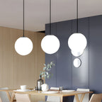StrahlTafel: Modern Decorative & Energy-Efficient Glass Pendant Light for Dining Room & Kitchen