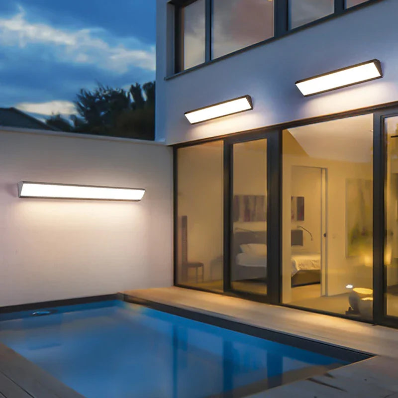 StrahlWerk: Modern LED Outdoor Wall Light – Waterproof, Energy-Saving & Weatherproof