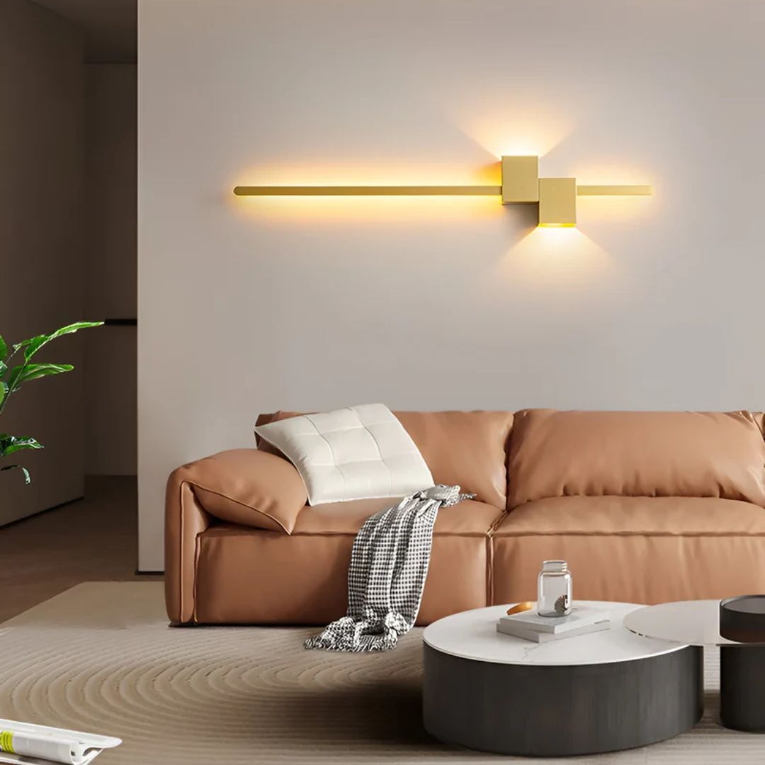 StrahlZeit: Modern LED Wall Light Rectangular & Warm White – for Hallway & Living Room