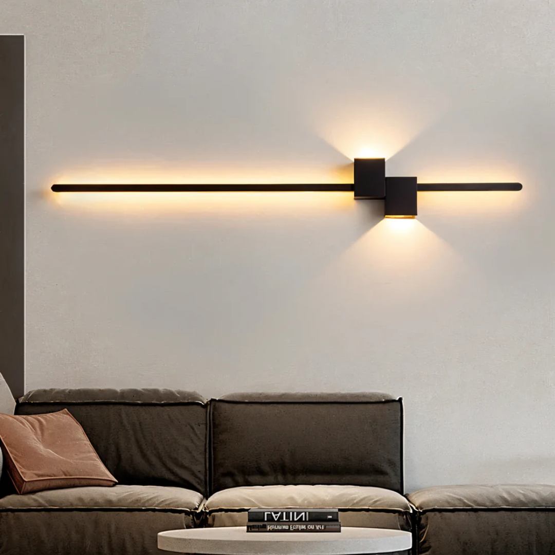 StrahlZeit: Modern LED Wall Light Rectangular & Warm White – for Hallway & Living Room