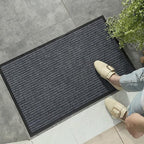 StripesStrong: durable doormat – non-slip, washable & classic striped design for entryways & kitchens