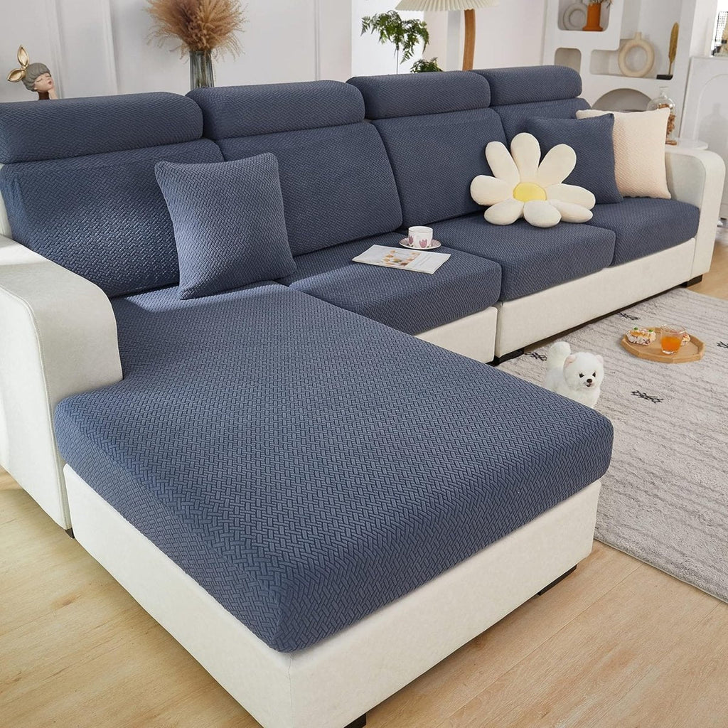 Sofa Cover Stretch Polyester Universal Fit Washable, Pet Friendly