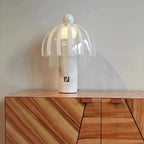 Marble Base Glass Dome Table Lamp