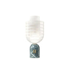 Sculptural Marble & Murano Glass Table Lamp