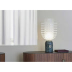 Sculptural Marble & Murano Glass Table Lamp
