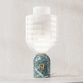 Sculptural Marble & Murano Glass Table Lamp