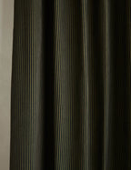 Bristol Striped Velvet Curtain Panel | Chic Soft Touch Velvet