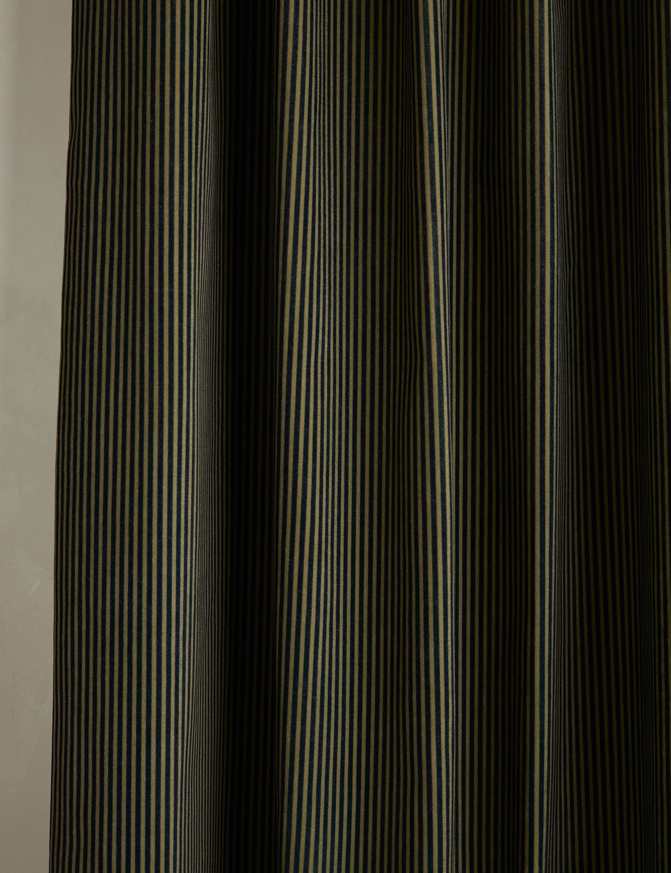 Bristol Striped Velvet Curtain Panel | Chic Soft Touch Velvet