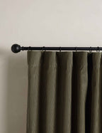 Bristol Striped Velvet Curtain Panel | Chic Soft Touch Velvet