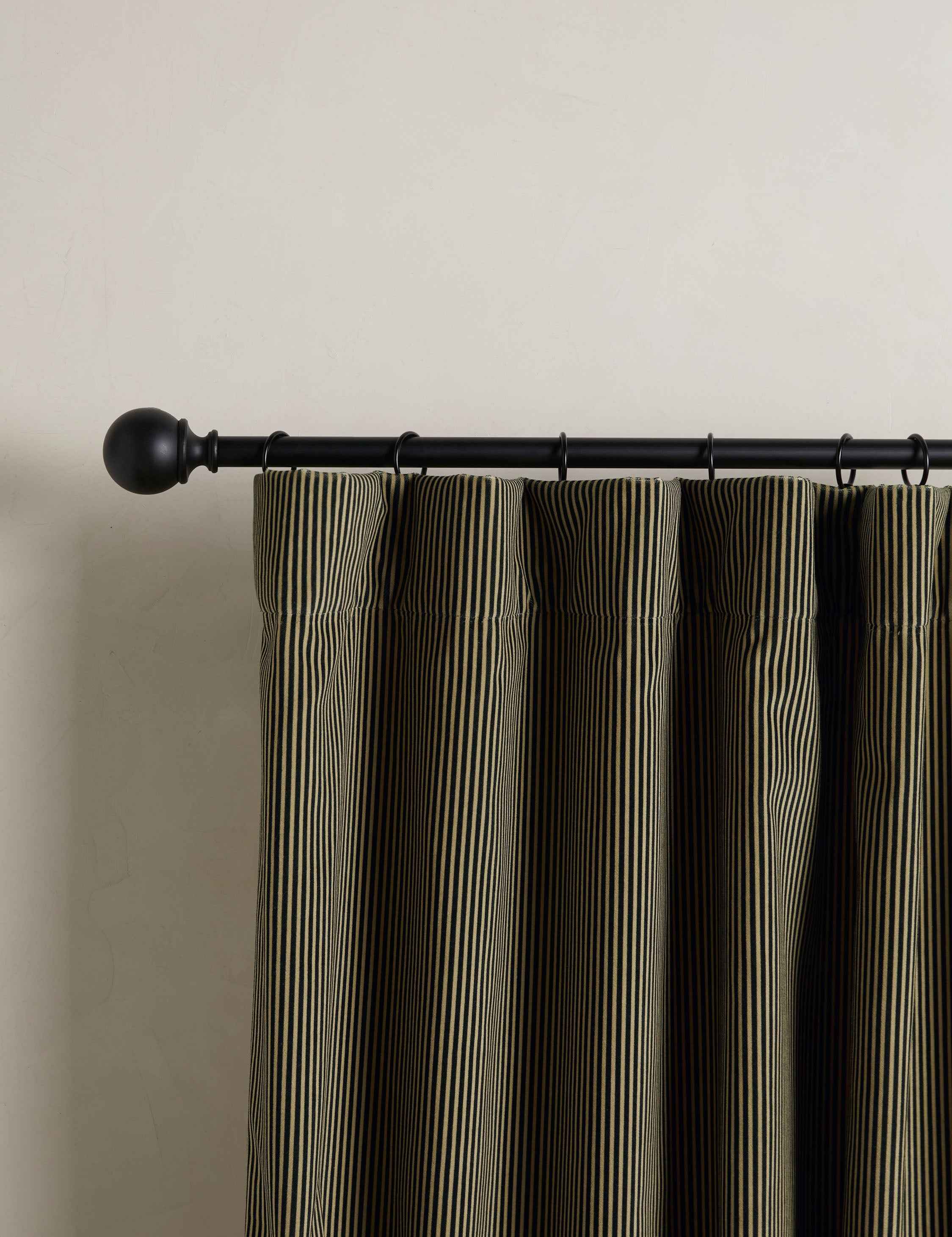 Bristol Striped Velvet Curtain Panel | Chic Soft Touch Velvet