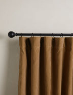 Bristol Striped Velvet Curtain Panel | Chic Soft Touch Velvet