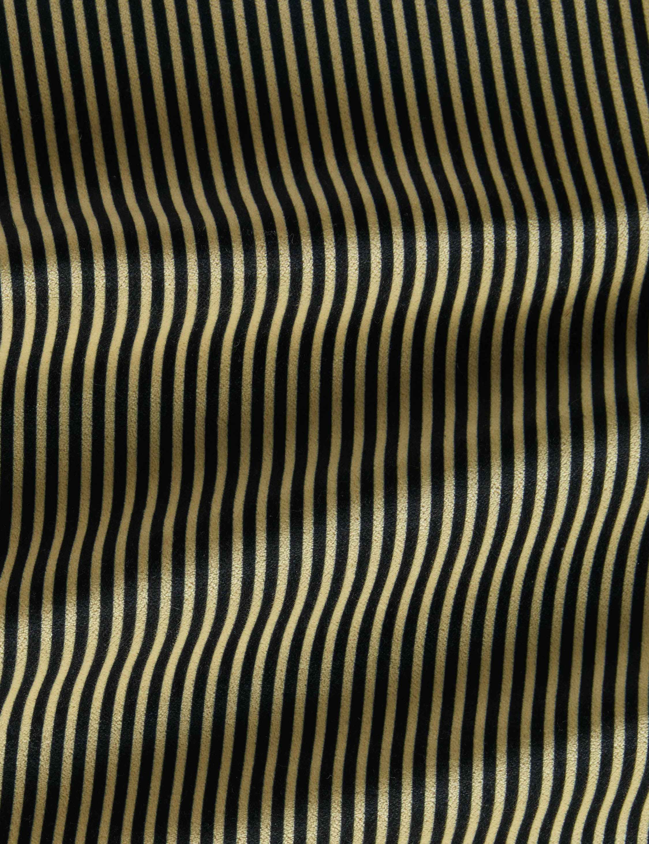 Sable Striped Velvet Fabric | Soft Touch, Exclusive Design