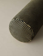 Bello Long Bolster Pillow | Striped Velvet Design