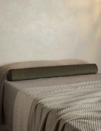 Bela Bolster Pillow | Striped Velvet Design, Oversized Accent