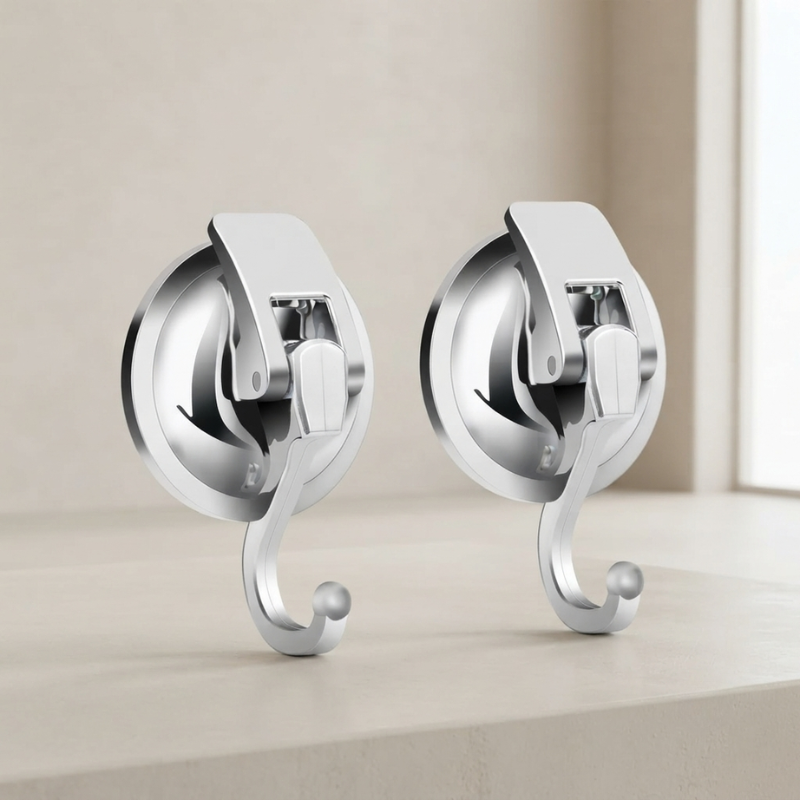 Suction Cup Hooks Set of 2 Heavy Duty Versatile Hanging