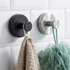 Suction Hooks Stainless Steel 6x6 cm No Drill 4 Pack