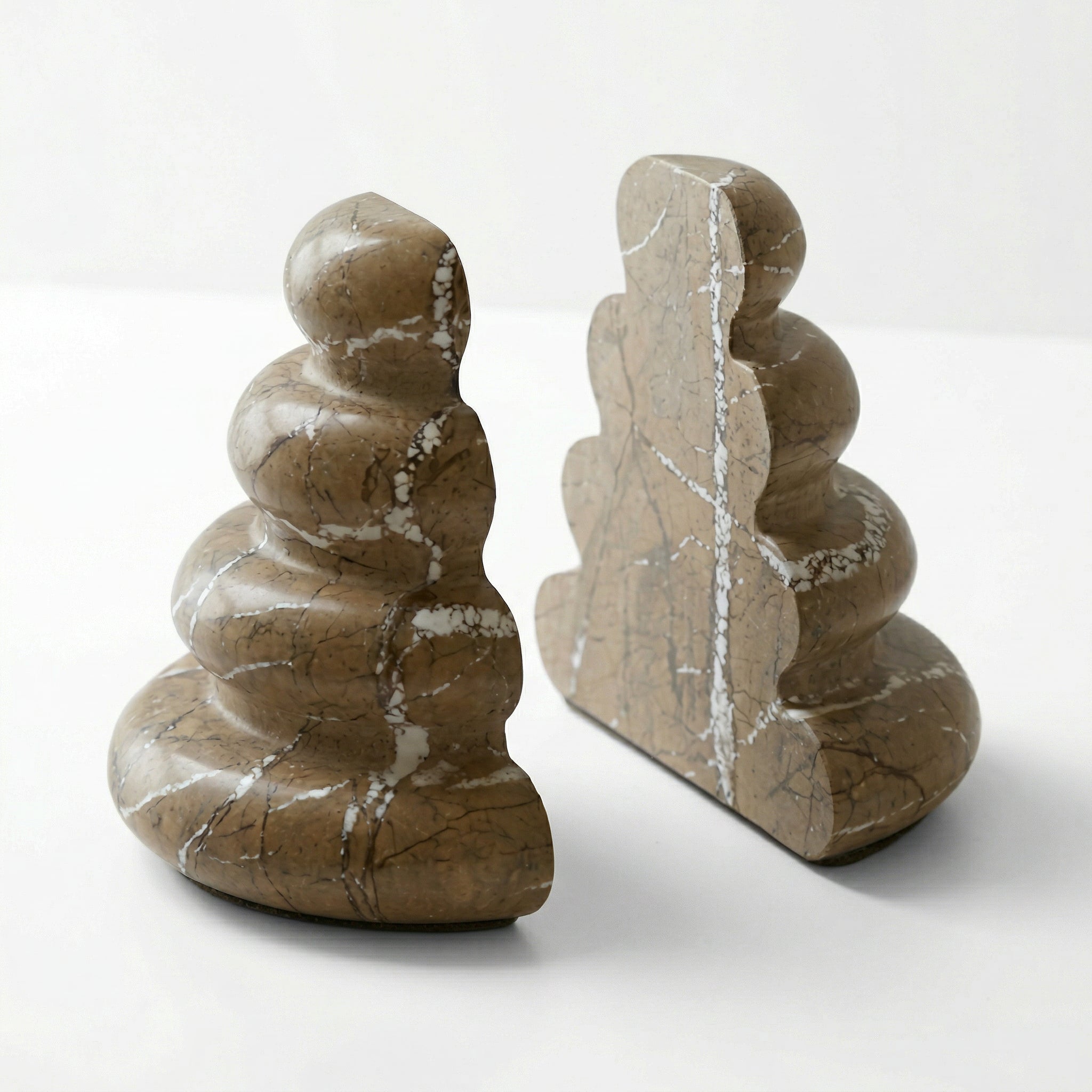 Bello Marble Bookends | Natural Stone, Elegant Design