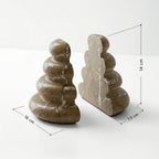 Bello Marble Bookends | Natural Stone, Elegant Design