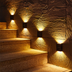 SunAura: Wireless LED Solar Wall Light – Atmospheric Garden Lighting for Terrace & Driveway