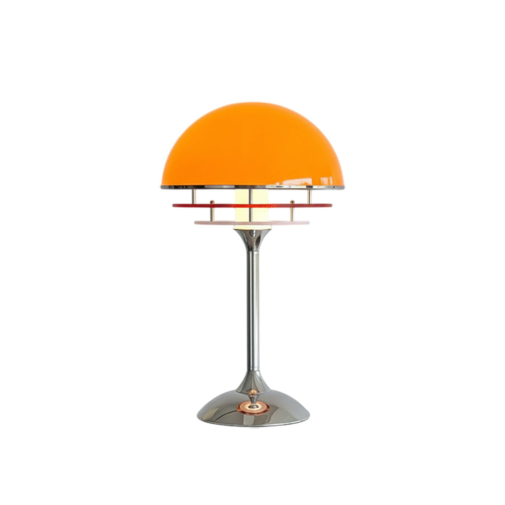 Bauhaus Dome Table Lamp with Gradient Acrylic Discs