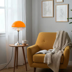Bauhaus Dome Table Lamp with Gradient Acrylic Discs