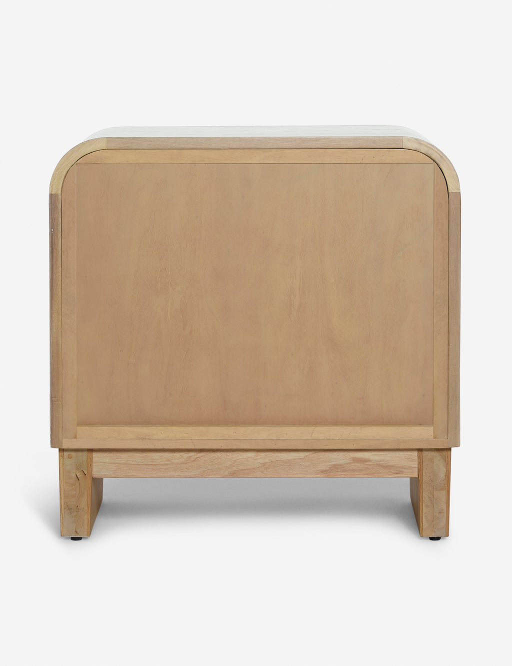 Soleil Nightstand | Rounded Oak Frame, Soft-Close Drawers