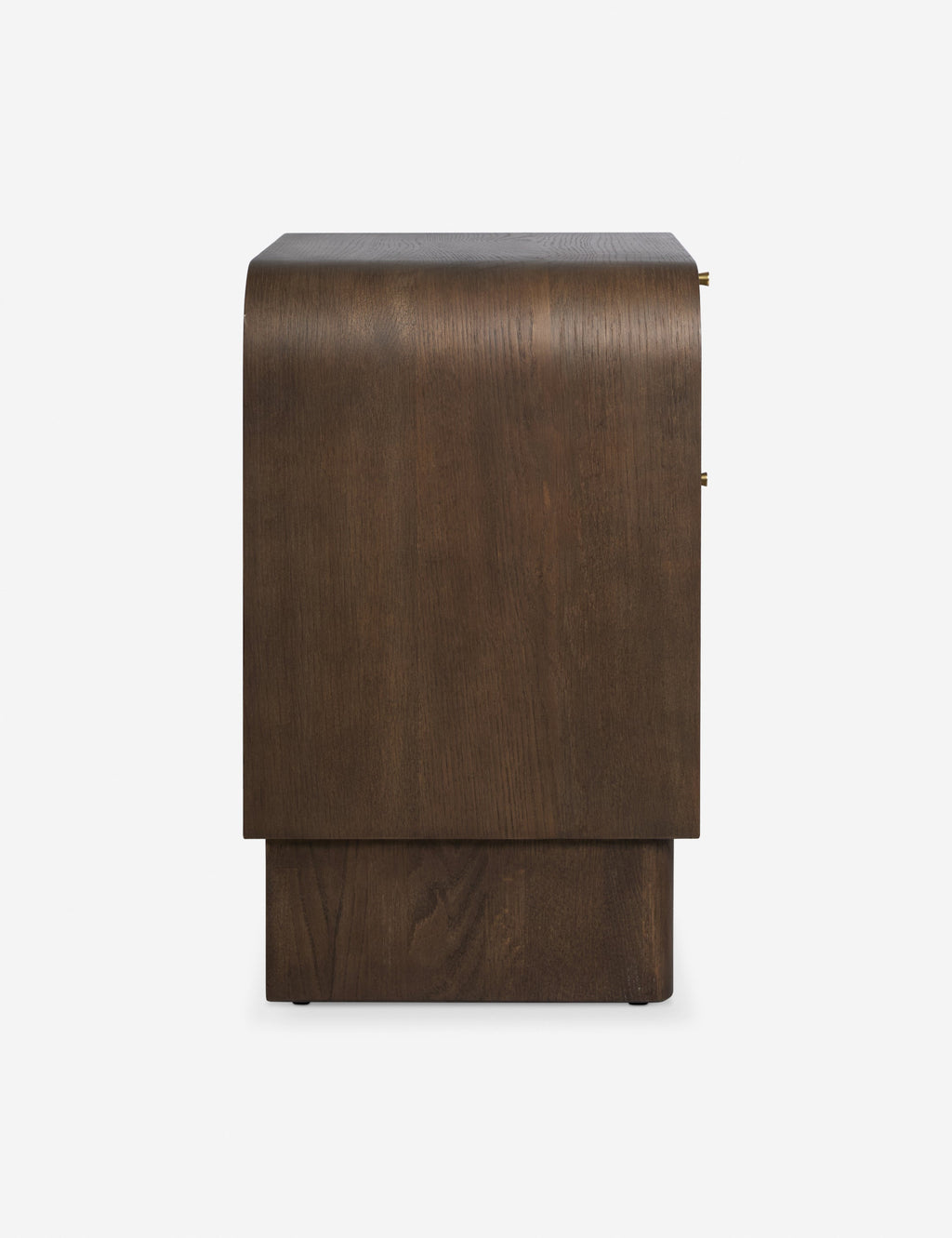 Soleil Nightstand | Rounded Oak Frame, Soft-Close Drawers