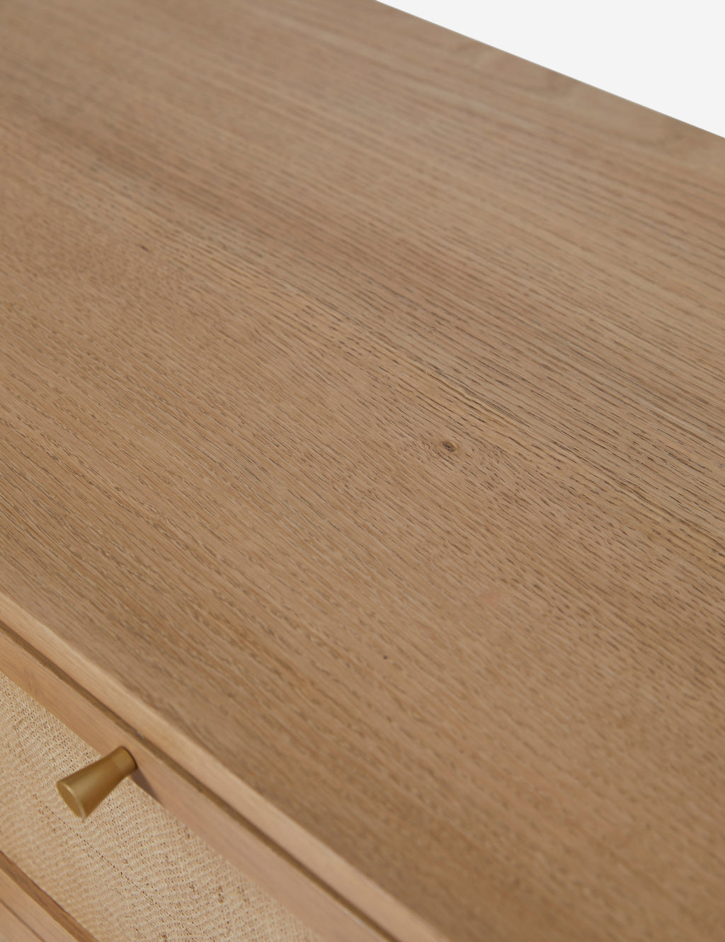 Sable Wide Dresser | Rounded Oak Frame, Soft-Close Drawers